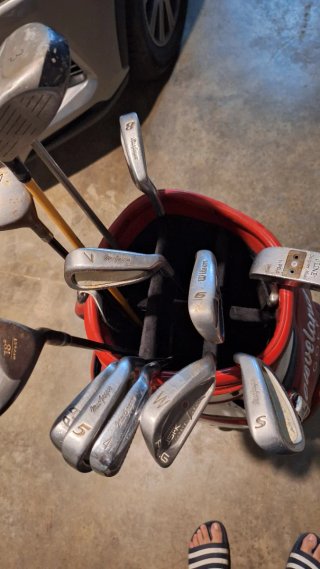 Set completo di mazze da golf e borsa