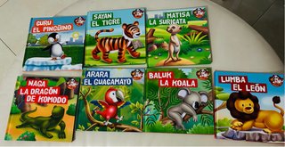 Pack 7 libros “Mis Animales del zoo”
