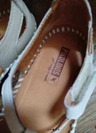 Sandalias Pikolinos Mujer T-Strap Oro Blanco