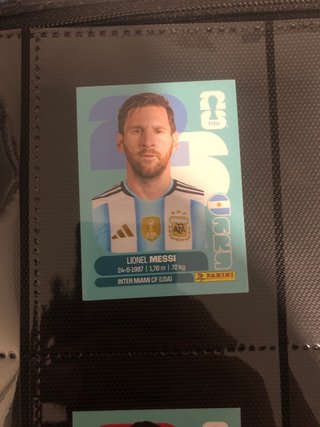 Cromo Lionel Messi Mundial 2026 FIFA