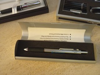 Set de bolígrafos Samsonite y estuche