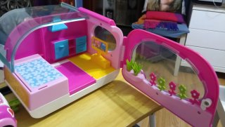 Barriguitas Coche caravana y muñeca