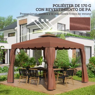 Techo repuesto cenador 3x3m