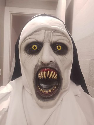 Disfraz de Monja Terrorífica Talla Única