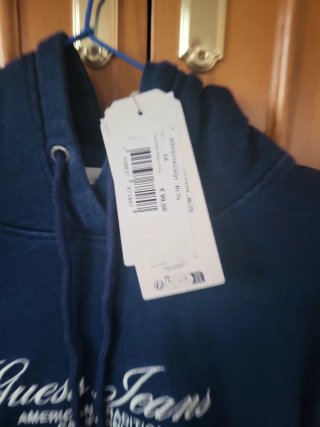 Sudadera Guess Jeans Mujer Azul