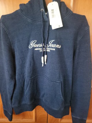Sudadera Guess Jeans Mujer Azul