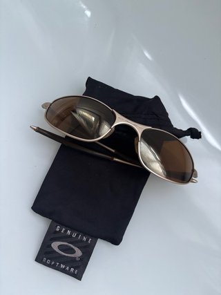 Oakley Gafas de Sol Vintage Plata Marrón