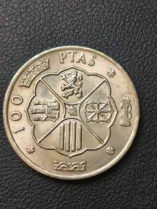 Moneda 100 Pesetas 1966 *19*70