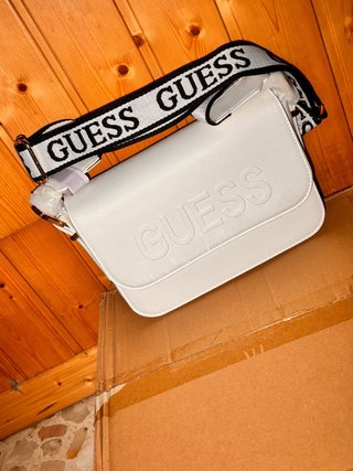Bolso Guess Blanco Mujer