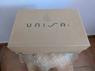 Zapatos Unisa Talla 40 Beige/Negro