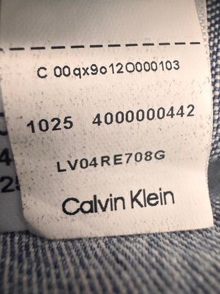 Camicia Denim Calvin Klein Uomo