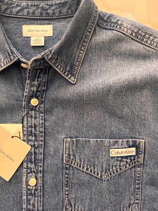 Camicia Denim Calvin Klein Uomo