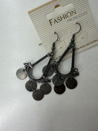Pendientes plata de acero inixidable