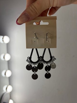 Pendientes plata de acero inixidable