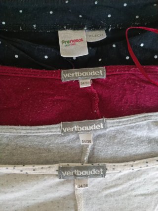 Pack Camisetas de lactancia manga larga