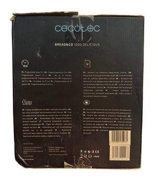 Panificadora Cecotec Bread&Co 1000 Delicious