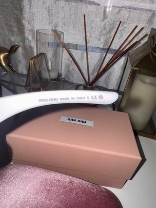 Gafas de sol Miu Miu MU B14SU Blancas