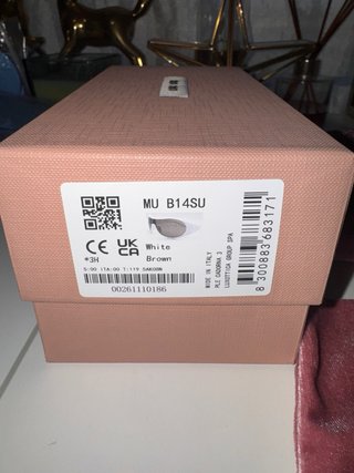 Gafas de sol Miu Miu MU B14SU Blancas
