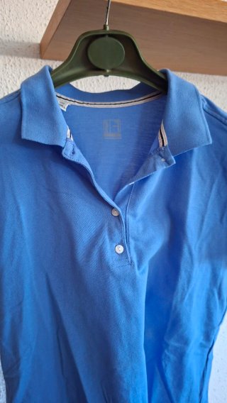 Set 3 Polo Donna M Rosa, Blu, Azzurro