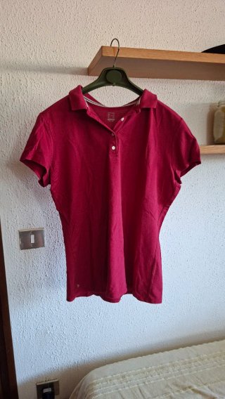 Set 3 Polo Donna M Rosa, Blu, Azzurro