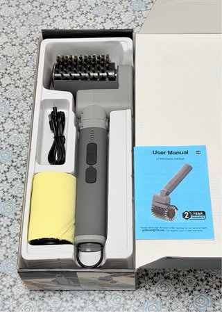 Cepillo Eléctrico Barbacoa LZ-8054A 2 en 1