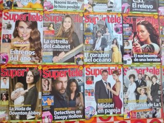 Lote 20 revistas televisión Supertele año 2014