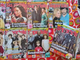 Lote 20 revistas televisión Supertele año 2014
