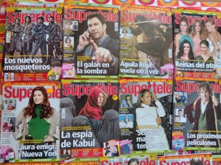 Lote 20 revistas televisión Supertele año 2014