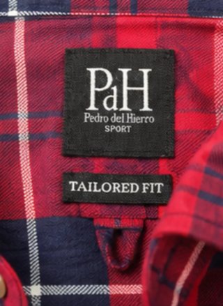 Camisa Pedro del Hierro cuadros roja y azul