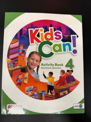 Libro inglés activity book 4º primaria KIDS CAN