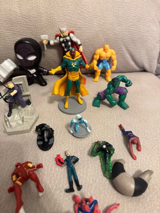 Lotto Marvel & DC Comics Action Figures vintage