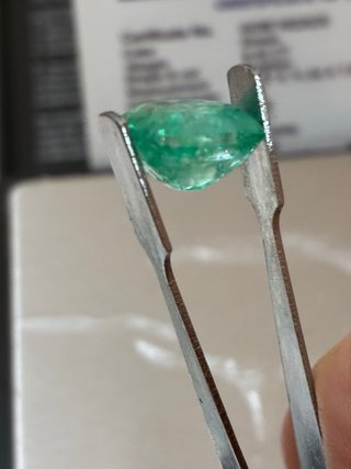 Esmeralda Colombiana 9.40 Ct Cushion
