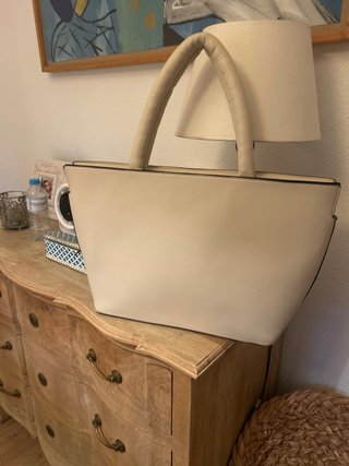 Bolso Lola Casademunt Beige Grande Nuevo