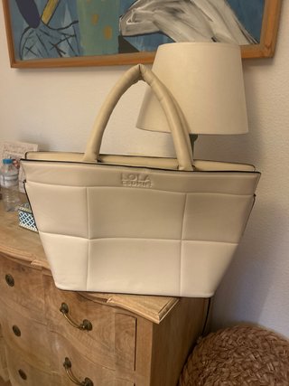 Bolso Lola Casademunt Beige Grande Nuevo