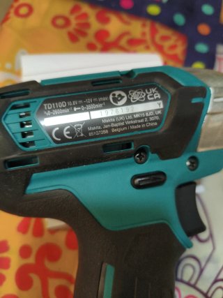 Llave de impacto Makita TD110DZ (solo cuerpo)
