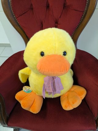 Papera gigante peluche gialla 45cm