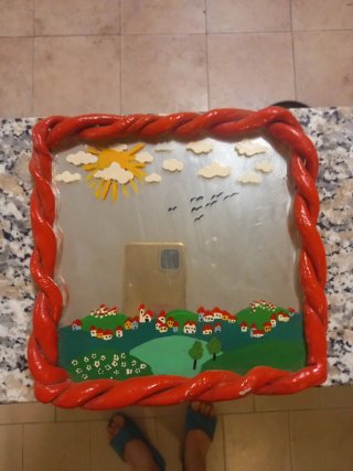 Quadretti con specchio decorati