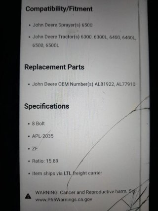 Eje delantero doble John Deere