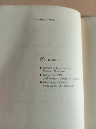 Antología. Primera edición.