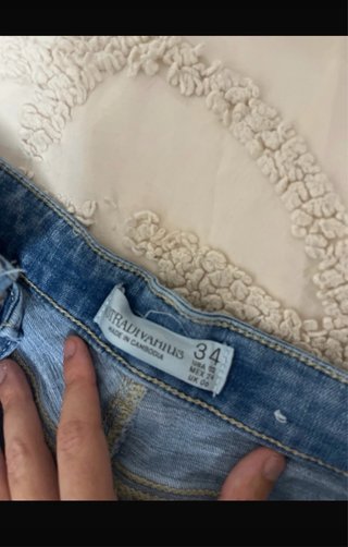 Pantalones vaqueros anchos azules
