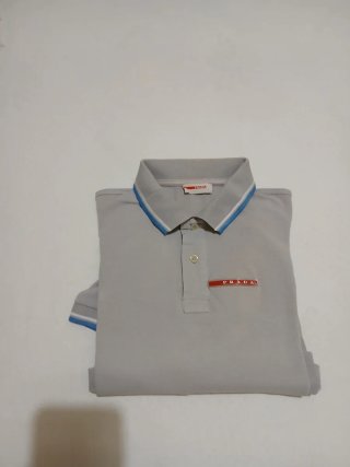 Prada Polo Uomo Vintage Anni 90 Grigio