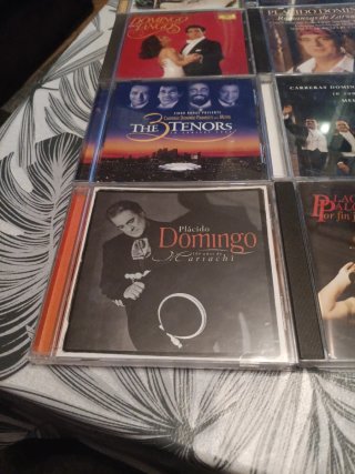 Lote 8 CDs Plácido Domingo Clásica/Romántica