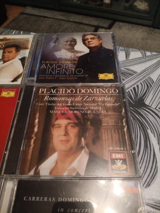 Lote 8 CDs Plácido Domingo Clásica/Romántica