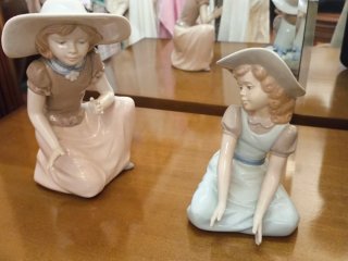 Pareja Figuras Nao Niñas