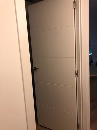 Puerta interior lacada blanco moderna