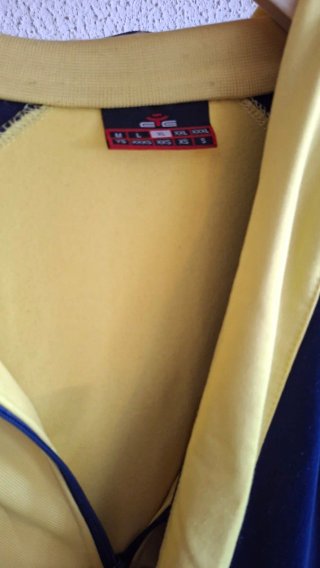 Tuta sportiva uomo XL gialla/blu