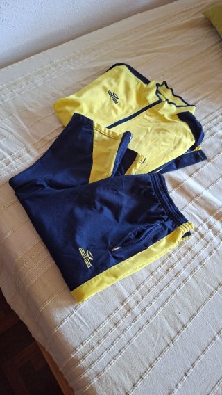 Tuta sportiva uomo XL gialla/blu