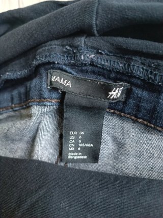 Pantalón vaquero premamá azul