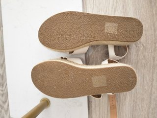 Sandalias Alpargatas blancas con tiras
