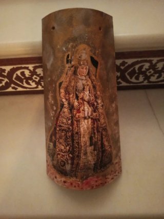 Virgen de los Reyes terracota